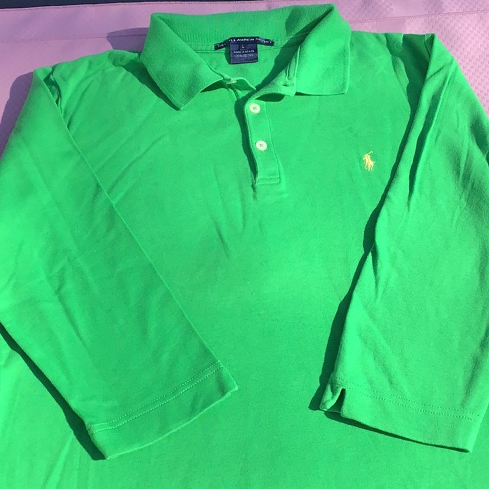 Ralph Lauren Green Polo Shirt sport